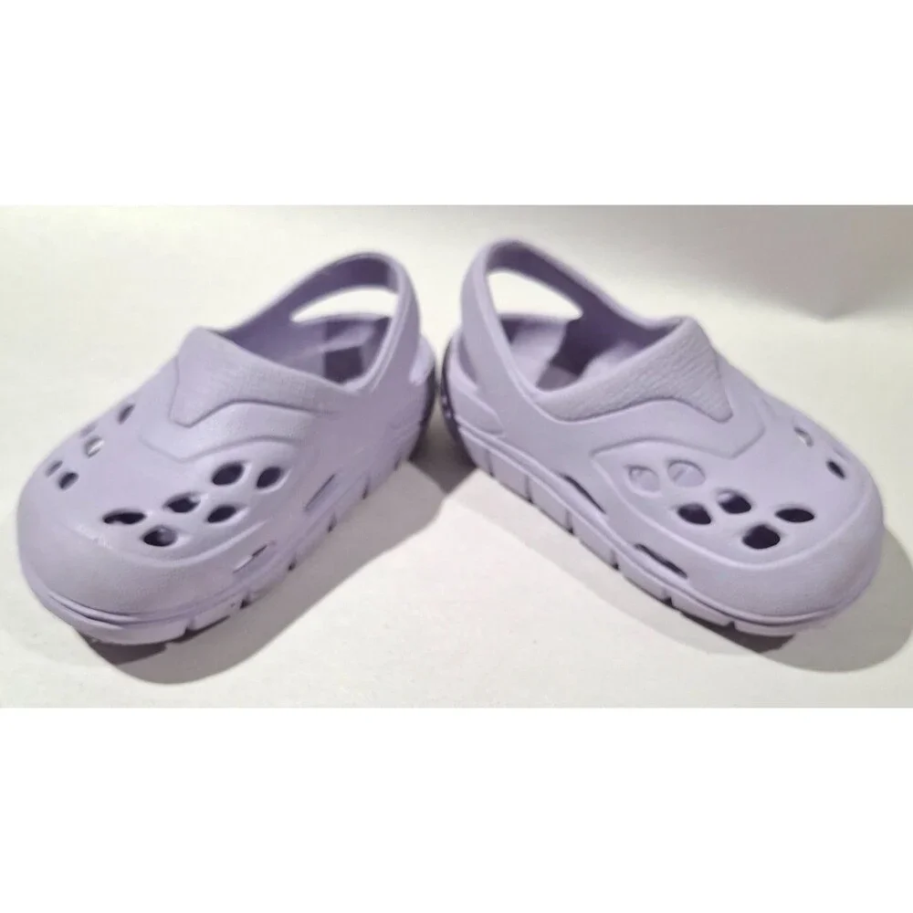 Wonder Nation Toddler Girls USA Clogs Shoes Lilac Purple Size 4 Infant Water